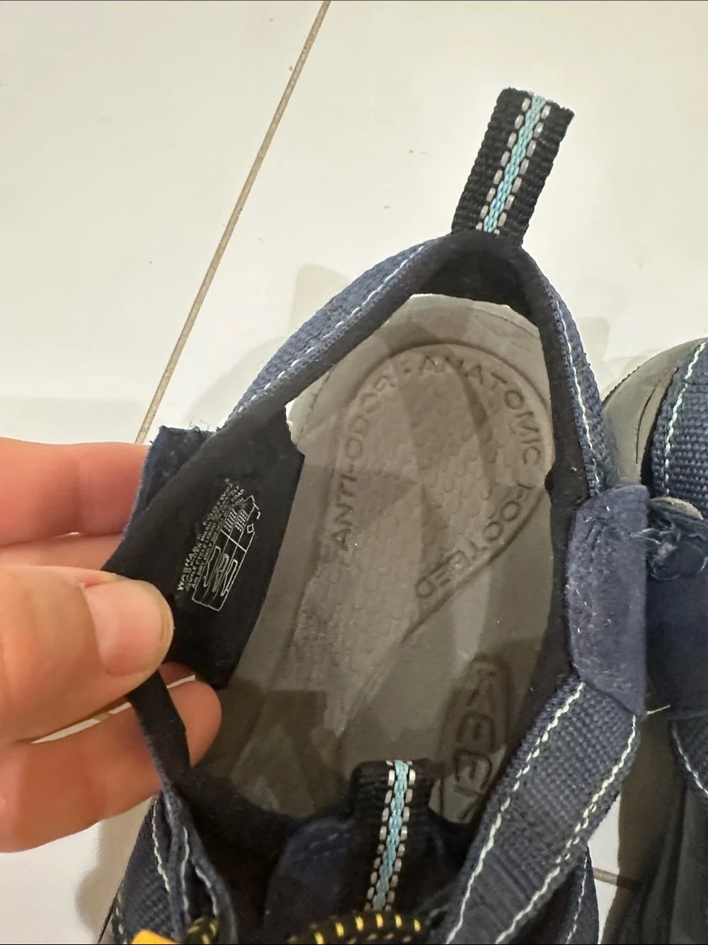 Keen Navy and Yellow Outdoor Closed-Toe Sandals men’s 8